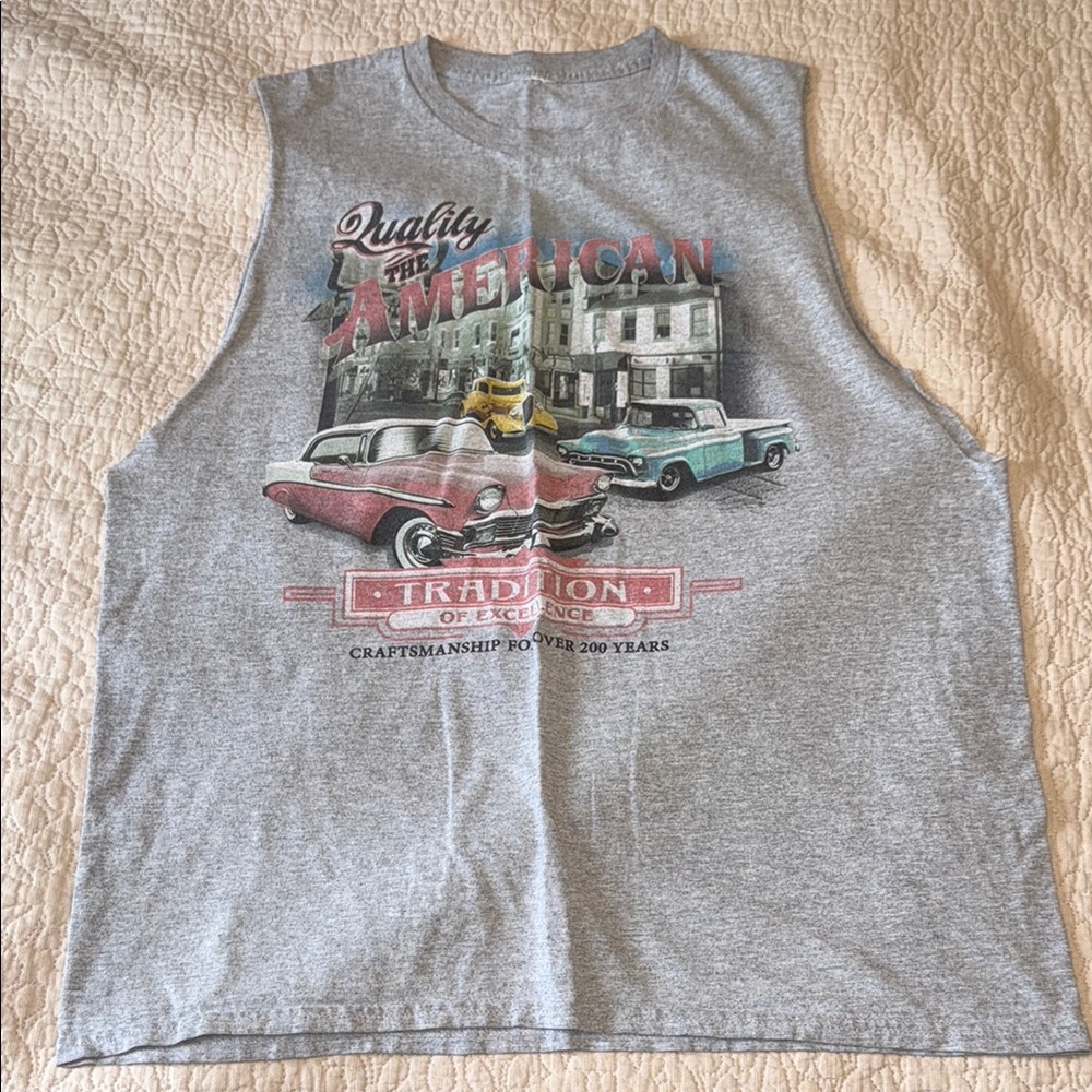 Gildan Red Tank Top Comfortable and Stylish